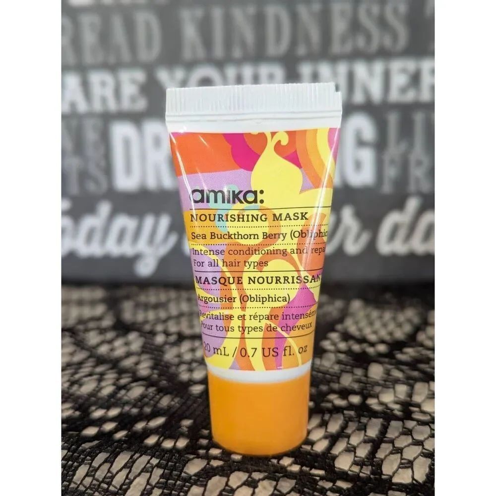 5/25 Amika Sea Buckthorn Berry (Obliphica) Masque Mini Travel NEW